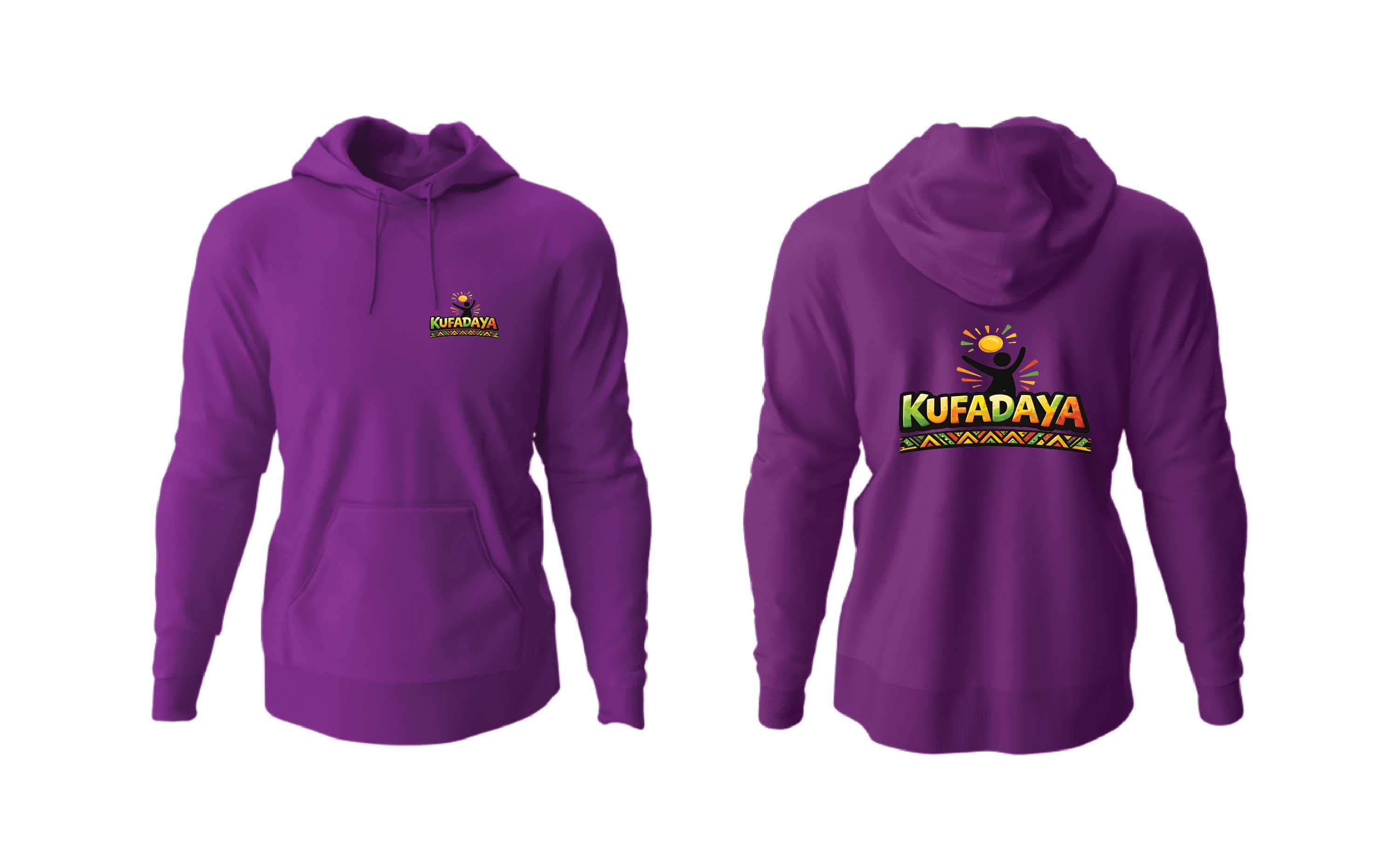 Kufadaya Statement Hoodie - Purple