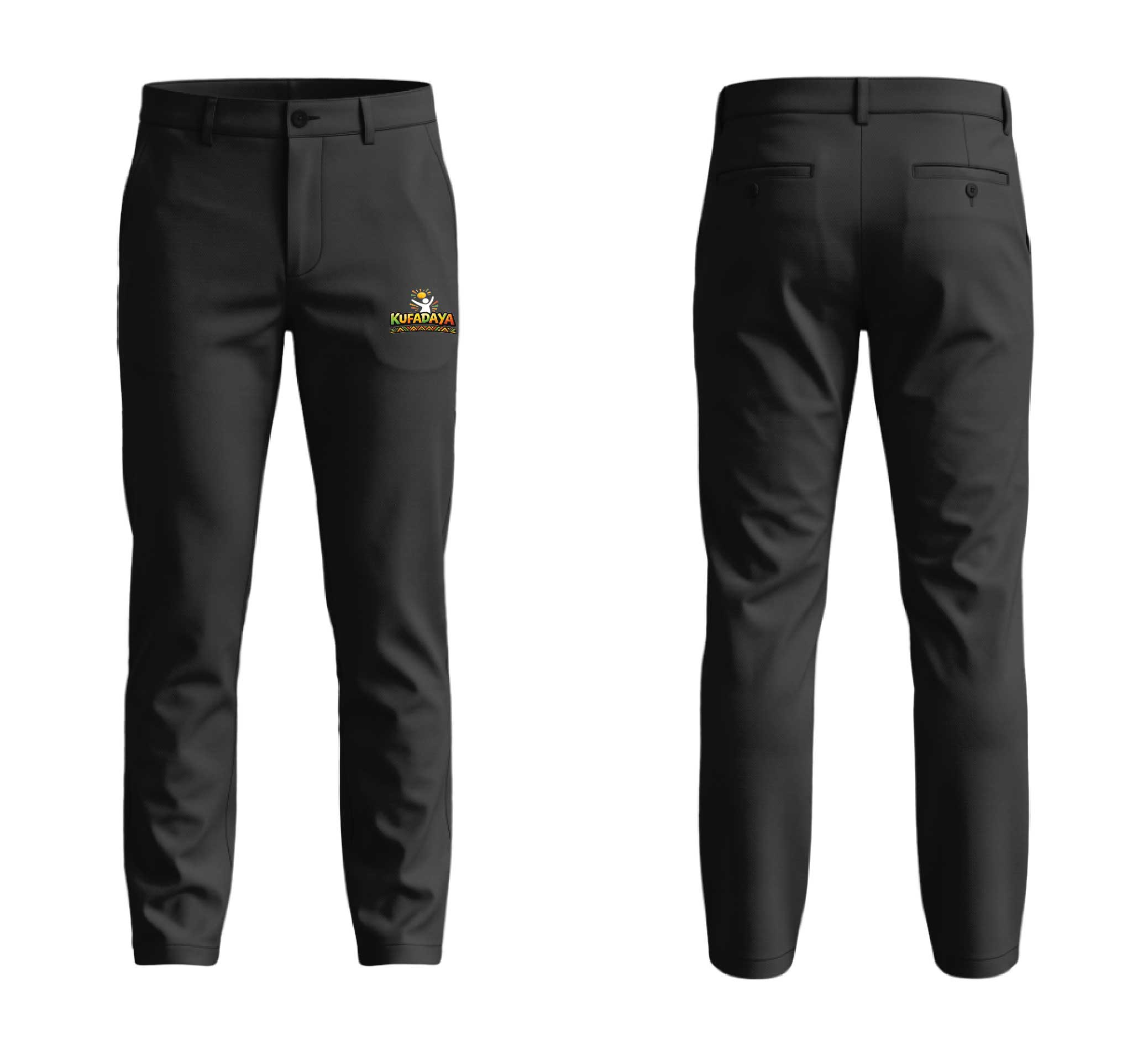 Kufadaya Slim Trousers - Black