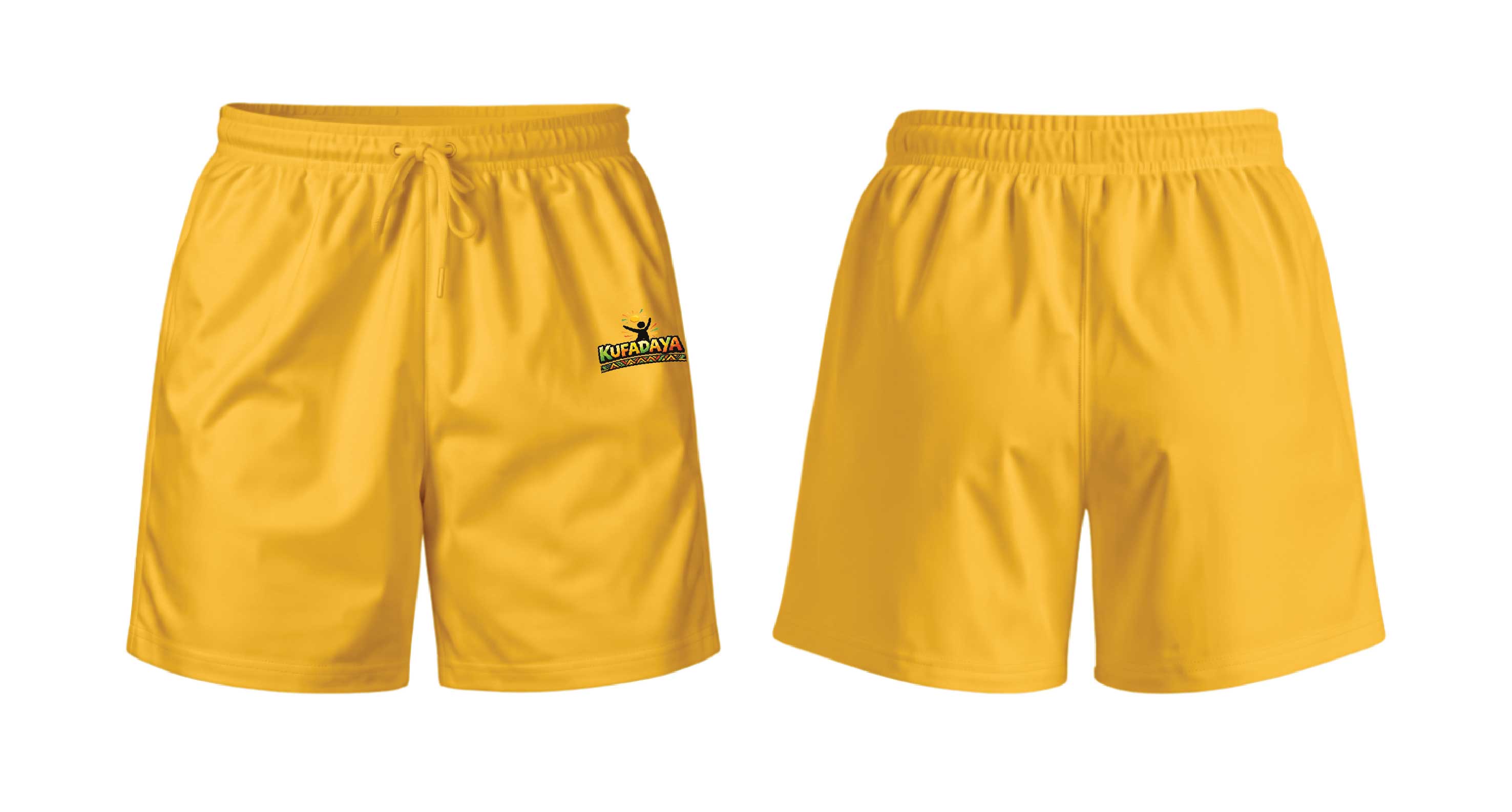 Kufadaya Casual Shorts - Mustard Yellow