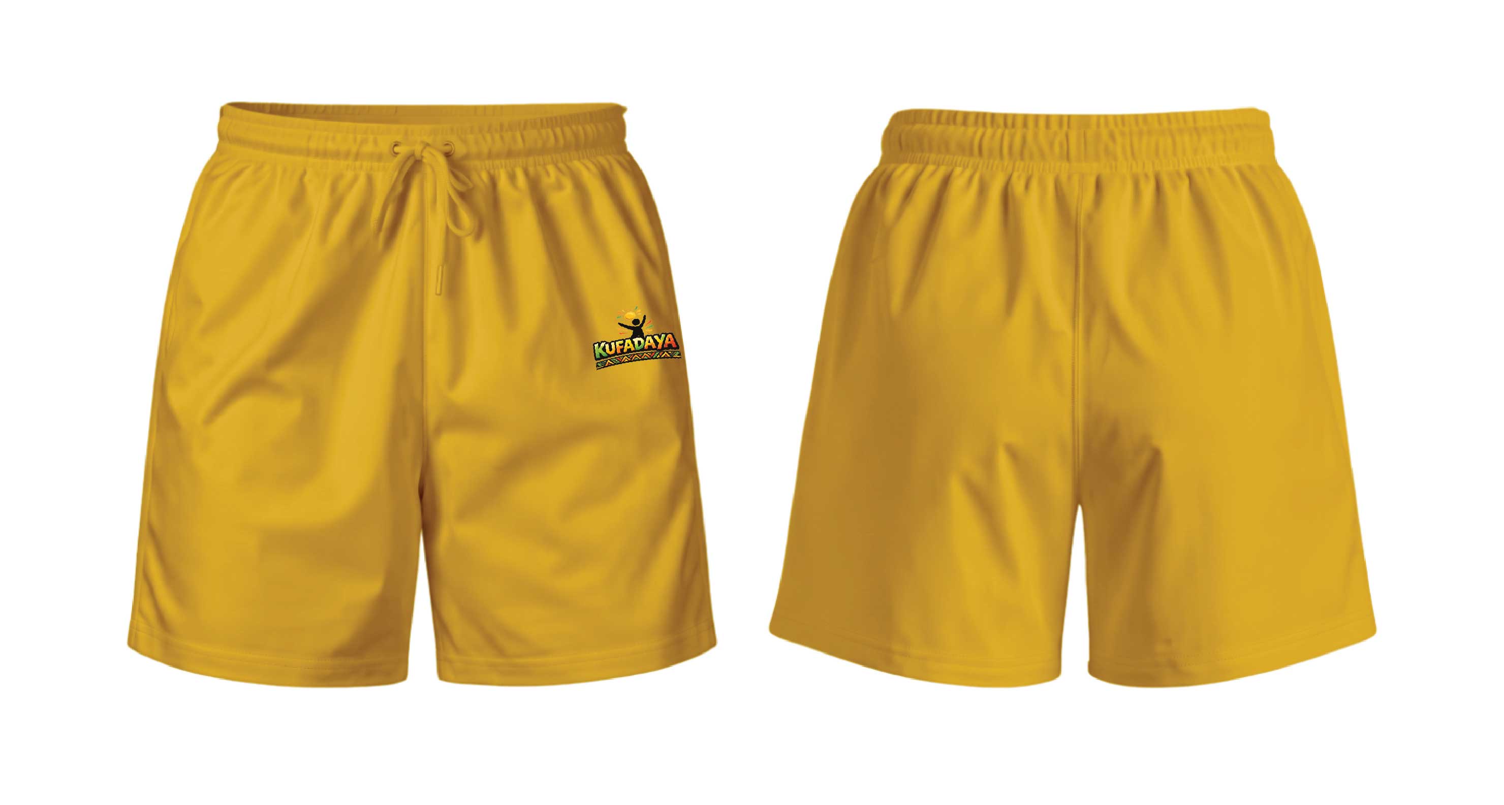 Kufadaya Casual Shorts - Golden Yellow