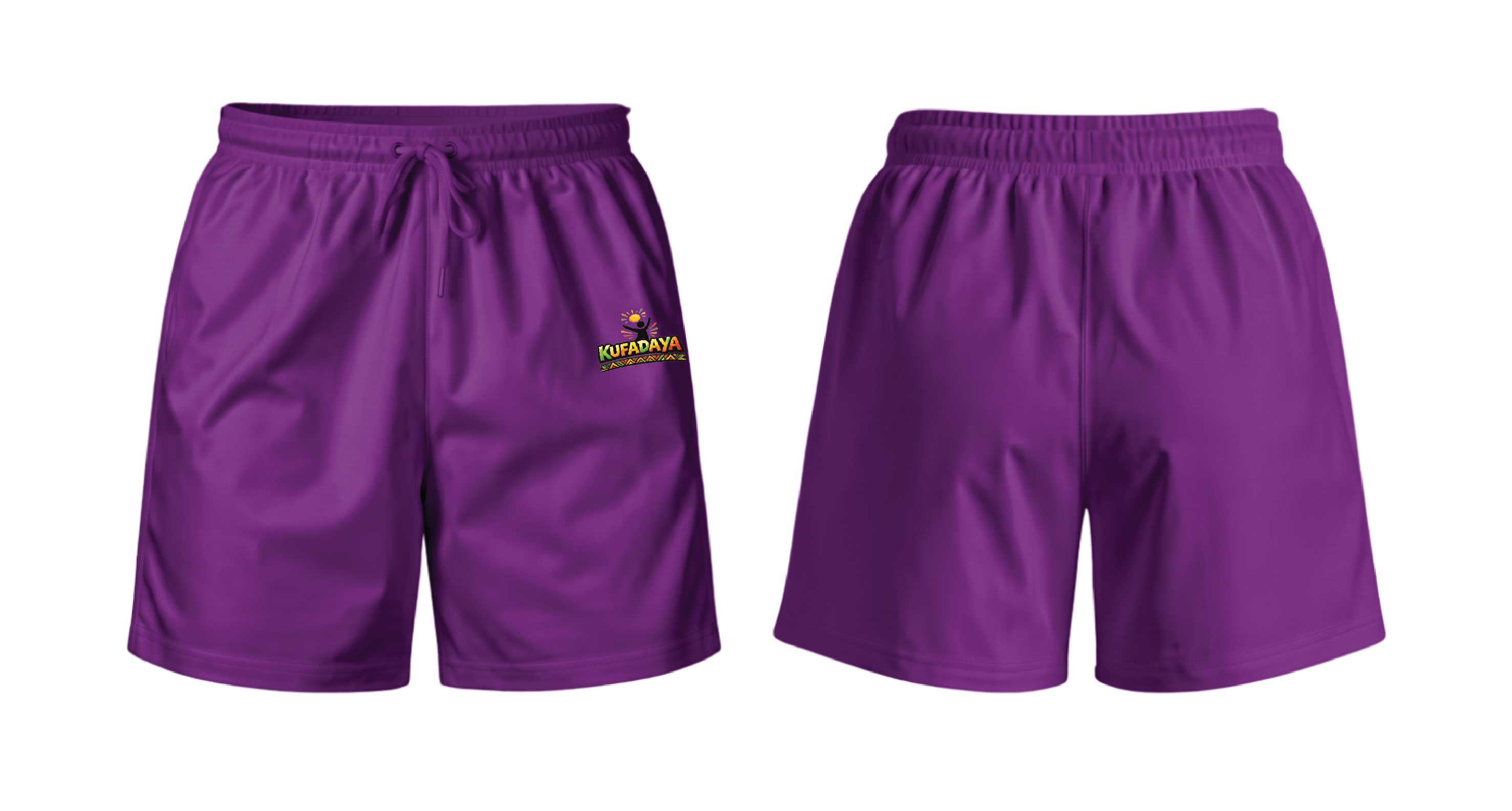 Kufadaya Casual Shorts - Purple